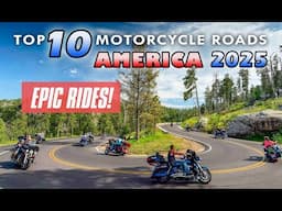 TOP 10 Motorcycle Road Trip Destinations in the US for 2025! | Part 2 of 2