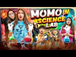 Momo In School Science Lab || School Life || Ghost Game || Tejasvi Bachani