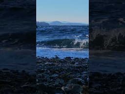 Waves crashing on Vancouver Island