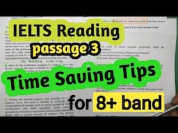 ielts reading tips AND tricks for beginners|| Time Saving Tips  || IELTS READING TIPS FOR 8+ SCORES