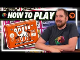 How to Play DESPERATE OASIS | 2 Player Tactical Card Game | Board Game Tutorial