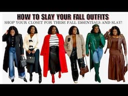 SHOP YOUR CLOSET AND SLAY YOUR FALL OUTFITS