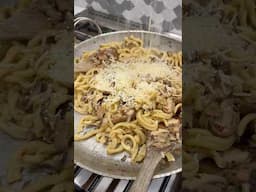 A quick easy and delicious mushroom #pasta #recipe in the comments #mushroompasta #pastamaking