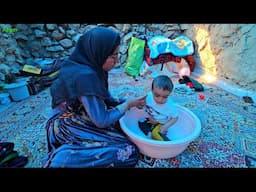 Azam & Mahmud’s Daily Life 🌿 | Artam’s Bath Time 🛁 & Washing Clothes 👕✨