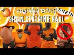 🍊ALL ORANGE ERRTHANG #FVPAAPPROVED CLOTHING TRY-ON HAUL ft SHEIN 🧡