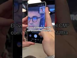 Pillada a nuestro CM 🤭 #samsunggalaxy25ultra