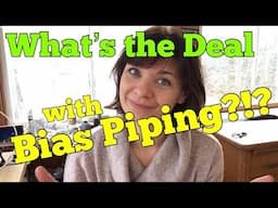 When to use Bias Piping in Upholstery!