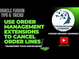 Create an extension that uses an extensible flexfield to cancel order lines in a sales order.