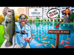 Booking Hotel Rooms to Fish PRIVATE Ponds! (BAD IDEA)