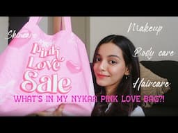 What is in my nykaa pink love bag? Skincare, Makeup, Bodycare, Haircare, Fragrances & more