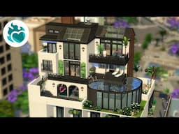 BACHELORS PENTHOUSE | The Sims 4 Speedbuild | No CC