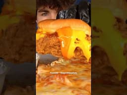 Have you tried Popeyes Pizza? #mukbang #shorts