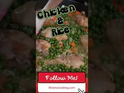 Chicken & Rice #chickenrecipes #tiamariasblog #chicken #receitasportuguesas