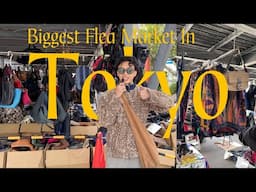 Tokyo vlog | Thrifting at the Biggest Flea Market in Tokyo