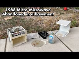 Restoring a 1988 Sharp Half Pint Microwave found in an abandoned office basement