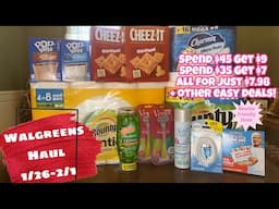 WALGREENS HAUL 1/26-2/1 | NEWBIE FRIENDLY DEALS | HOW I GOT 11 ITEMS FOR JUST $7.98! + MORE SAVINGS