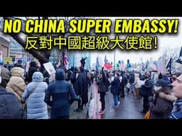 Massive Protest Erupts Over China’s Controversial New Super Embassy in London!