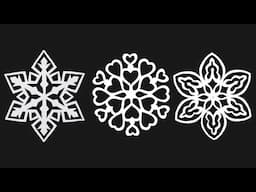 Paper snowflake - How to make a paper snowflake