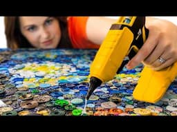 10,000 Buttons to Create a Van Gogh Masterpiece!