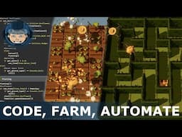 CODE, FARM, AUTOMATE: The Farmer Was Replaced - Programming a Drone (Video Game)