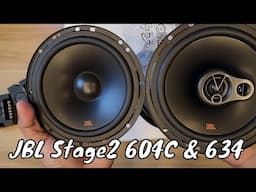 JBL Stage2 604C & 634 Car Speakers Unboxing