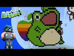 Minecraft Pixel art Rana - Como hacer una rana en Minecraft