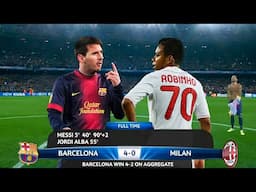 The Day Lionel Messi Singlehandedly Destroyed Robinho and AC Milan