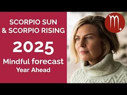 SCORPIO 2025 SUN & RISING ASTROLOGY YEARLY FORECAST