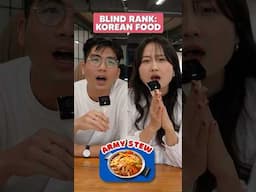 We Blind Rank - KOREAN FOOD! | Rank It!