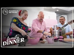 Homemade Tacos & Tortillas–Full Episode Recap | Family Dinner with Andrew Zimmern | Magnolia Network