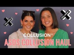 HUGE COLLUSION HAUL | ASOS | FIRST HAUL BACK TOGETHER AGAIN🦋 | SUSTAINABLE FASHION | Lucy and Anna