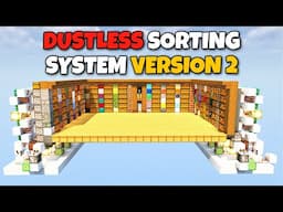 Minecraft: DUSTLESS Sorting System Version 2 (Java Edition)