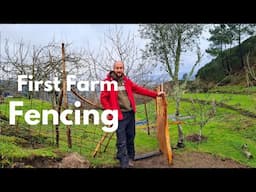 Preparing for New Arrivals on the Homestead - Part 2 | Our First Fencing!