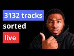 How I Import & Sort 3,123 R&B Tracks Into My Serato Library: LIVE