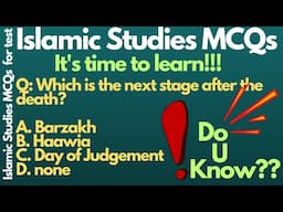 Islamic Studies MCQs for SPSC, FPSC, and BPS 16 Exams"