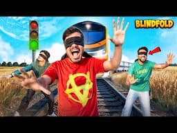 Blindfold Challenge- Last To Leave Wins ₹1,00,000 | जो देखेगा वो हारेगा