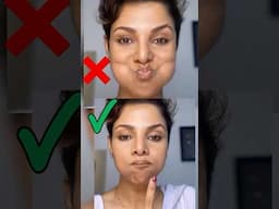 Are you sure you are doing Face yoga correctly? Watch this face exercise first? #blushwithmeparmita