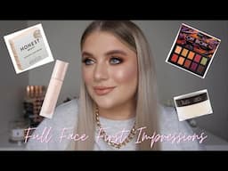 FULL FACE MAKEUP (sorta) FIRST IMPRESSIONS | 2021