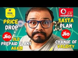 Reliance Jio OLD Plan is Back 28Days, VI Price drop , BSNL Price drop || Telco News 2nd Feb25