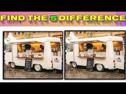 Find The 5 Difference between 2 Pictures//Spot The 5 Difference(Part-4)//#braingames #puzzle #riddle