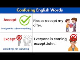 Confusing English Words | Learn the Difference with Examples! | English Vocabulary