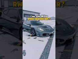 Can You Drive RWD Cars In Winter? 👀