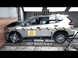 2019 Nissan Rogue 25 Mph Full-Overlap Unbelted Frontal Crash Test (THOR Dummy Assessment)