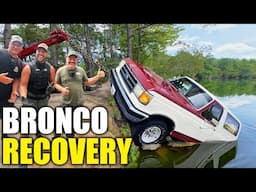 Ford Bronco Discovered After 30 Years in Pond! (RECOVERY with @JigginWithJordan )