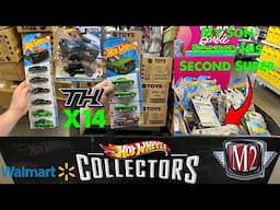 Hot Wheels 2024 A and B Cases LOADED with Super Treasure Hunts at Walmart | Car Culture & M2 Chases