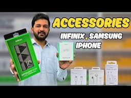 Infinix Samsung Iphone Accessories #Charger #Handsfree #powerbank #Airbuds