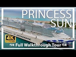 Sun Princess | Full Walkthrough Ship Tour & Review | New Ship | Cabins Included | Princess Cruises