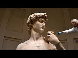 Rare Glimpse of How Michelangelo’s David is Kept Clean