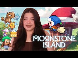 finally playing Moonstone Island! 🌙🏝️ | cozy farming, magic, monster catching, life simg