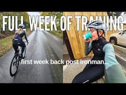 First week back! Full week of training || 12hr training week